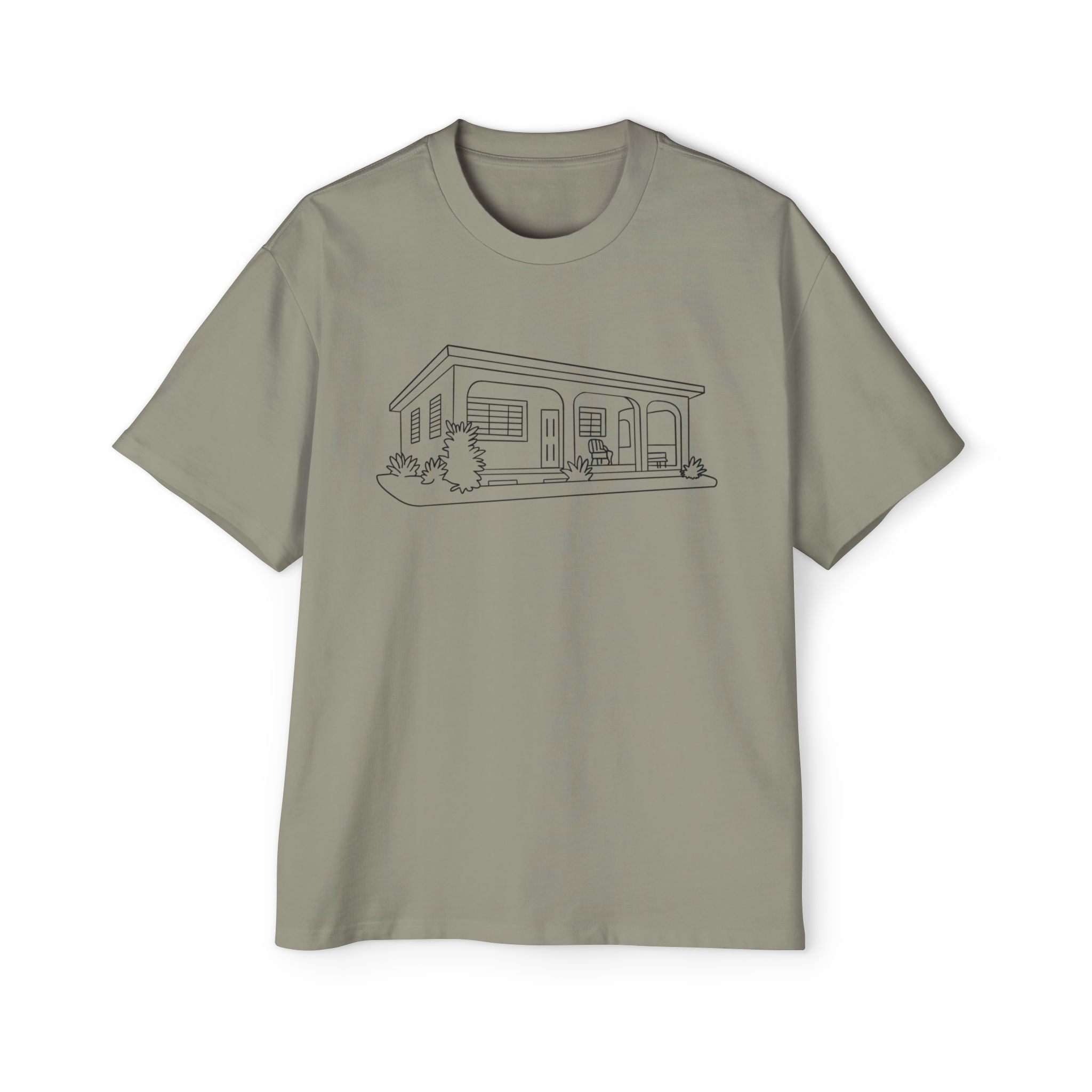 La casita - Men's Heavy Oversized Tee