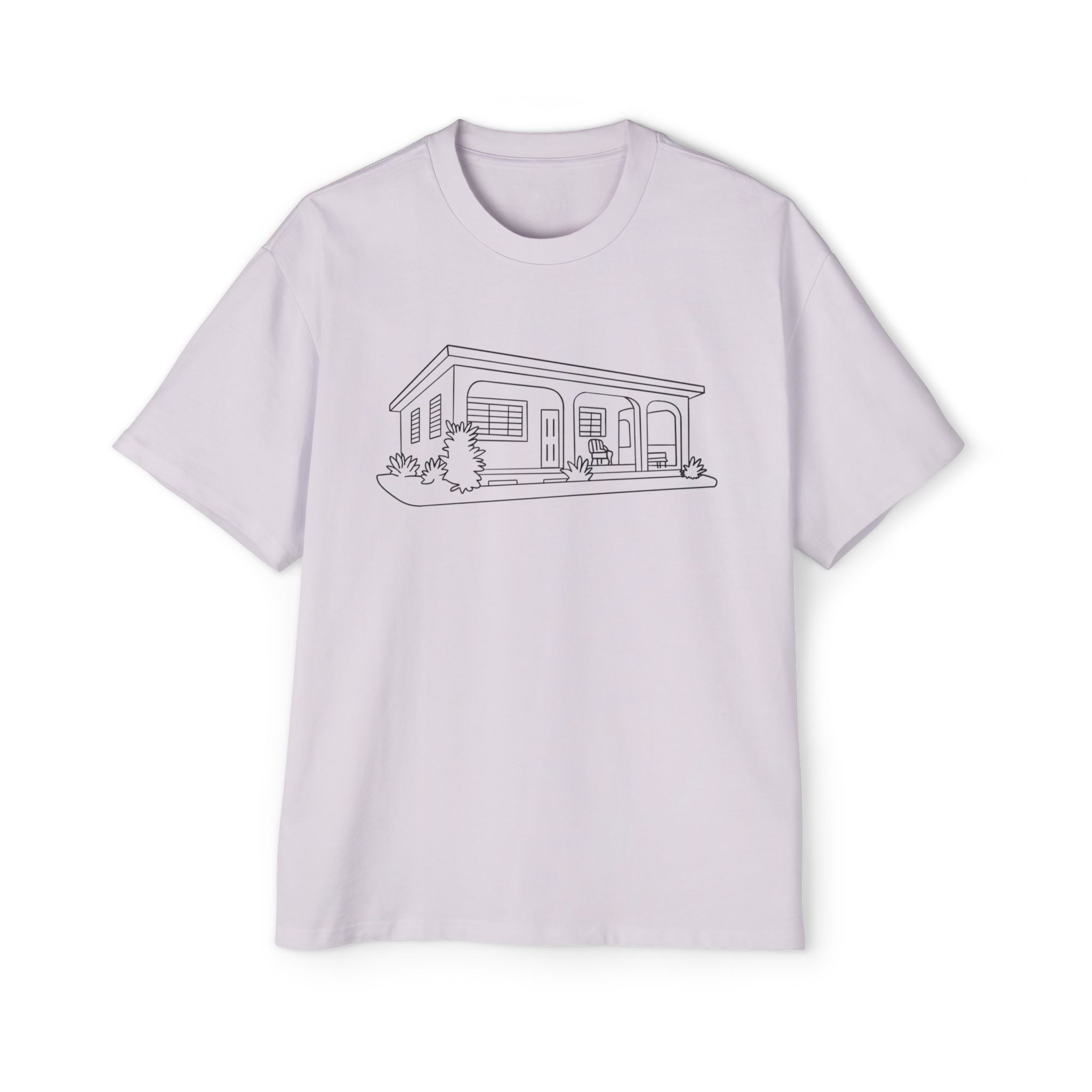 La casita - Men's Heavy Oversized Tee