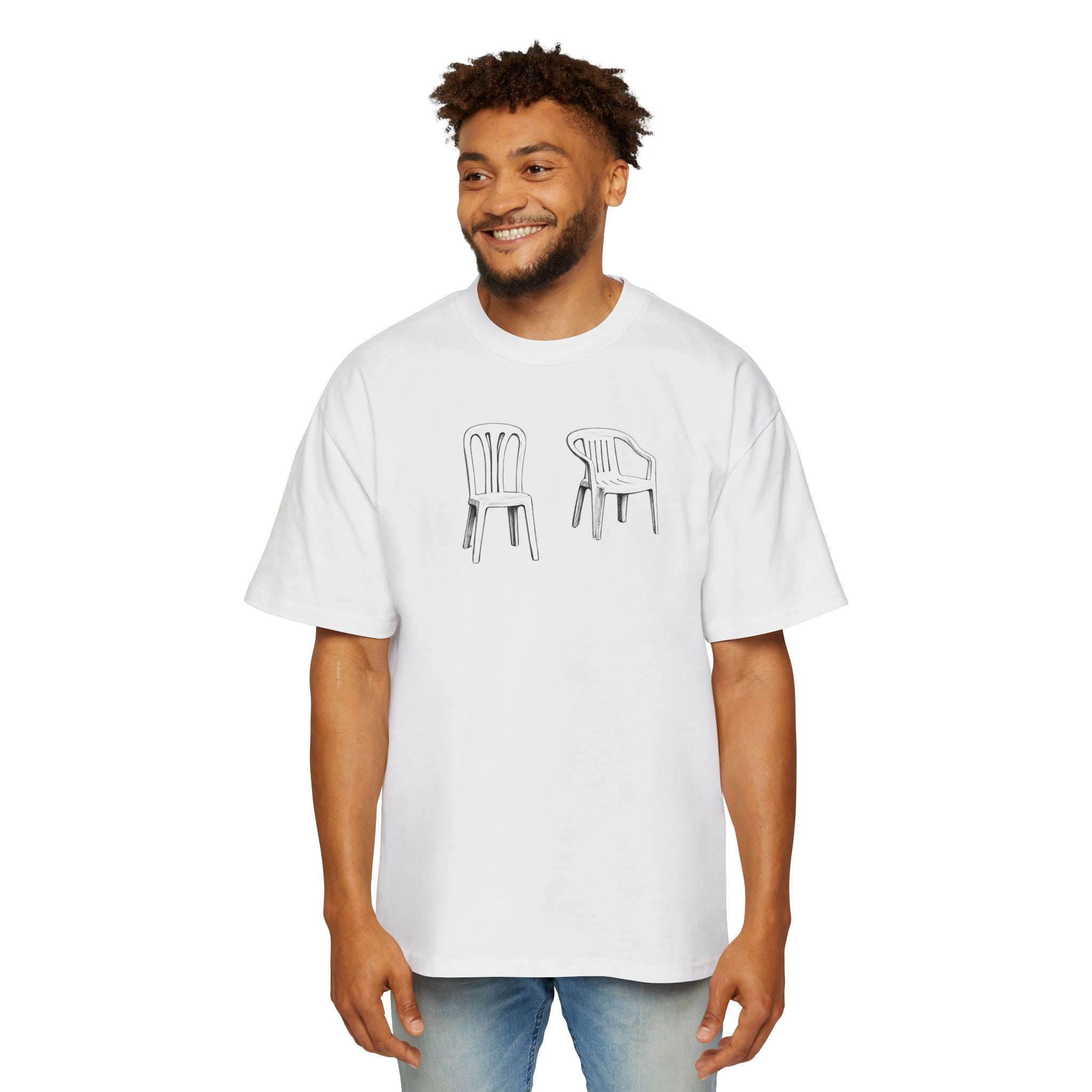 Copy of Debí tirar más fotos - Men's Heavy Oversized Tee