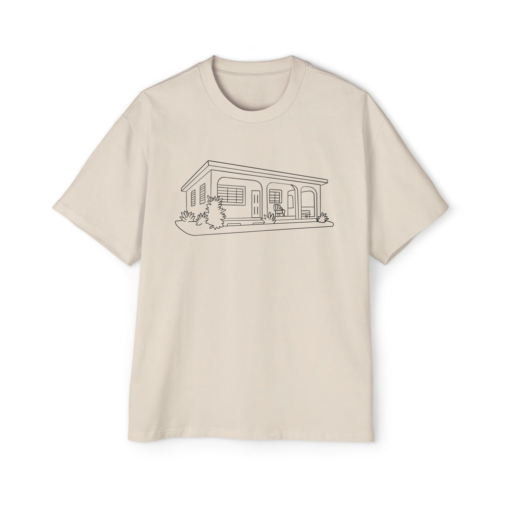 La casita - Men's Heavy Oversized Tee