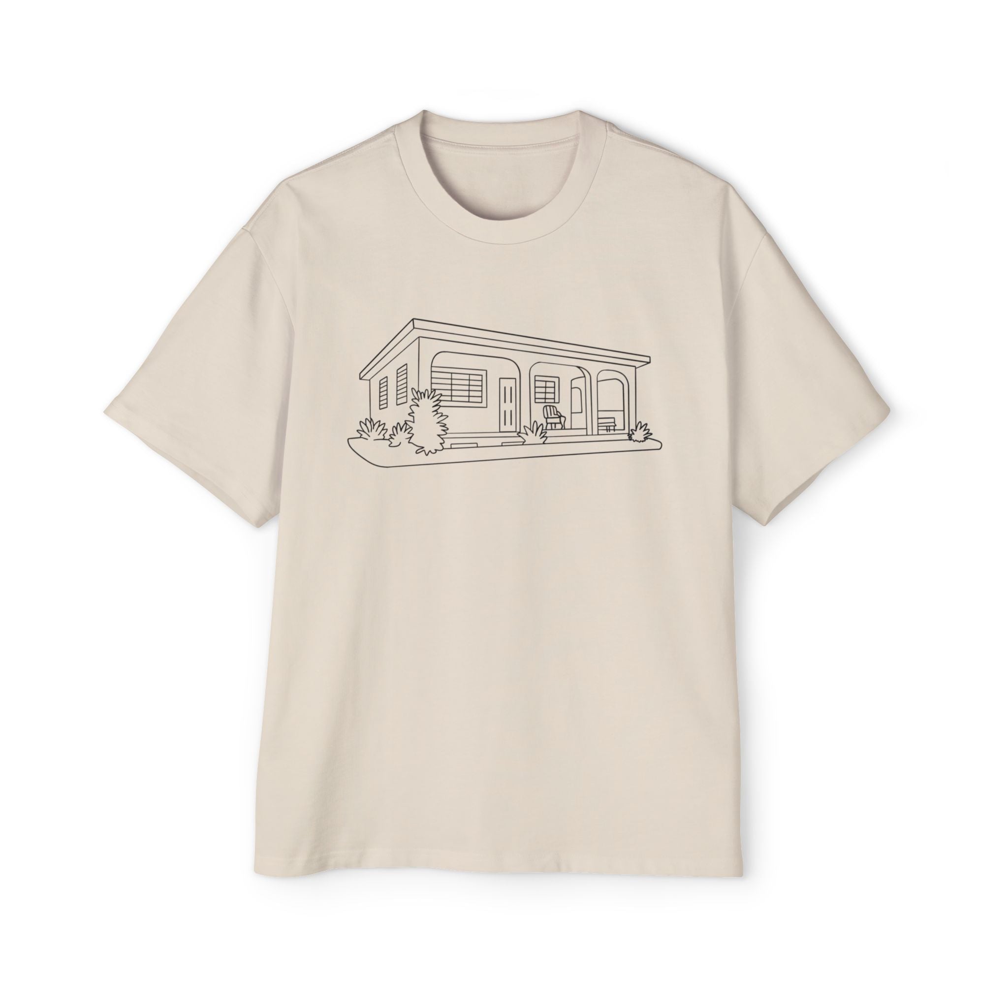 La casita - Men's Heavy Oversized Tee