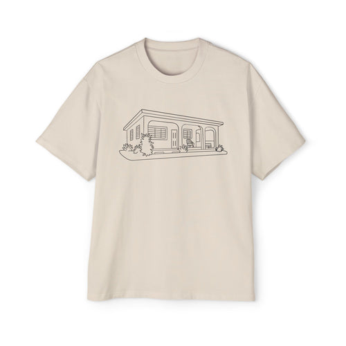 La casita - Men's Heavy Oversized Tee