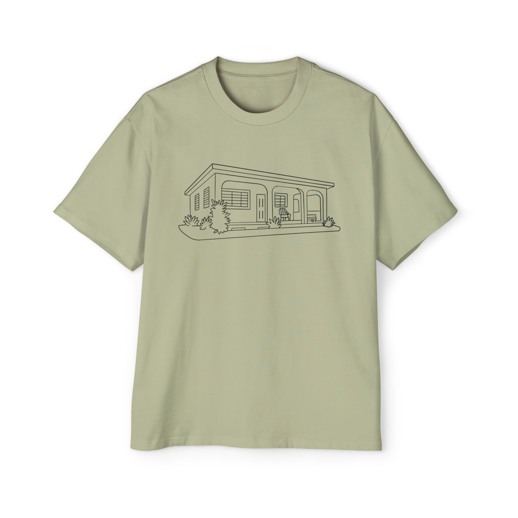 La casita - Men's Heavy Oversized Tee