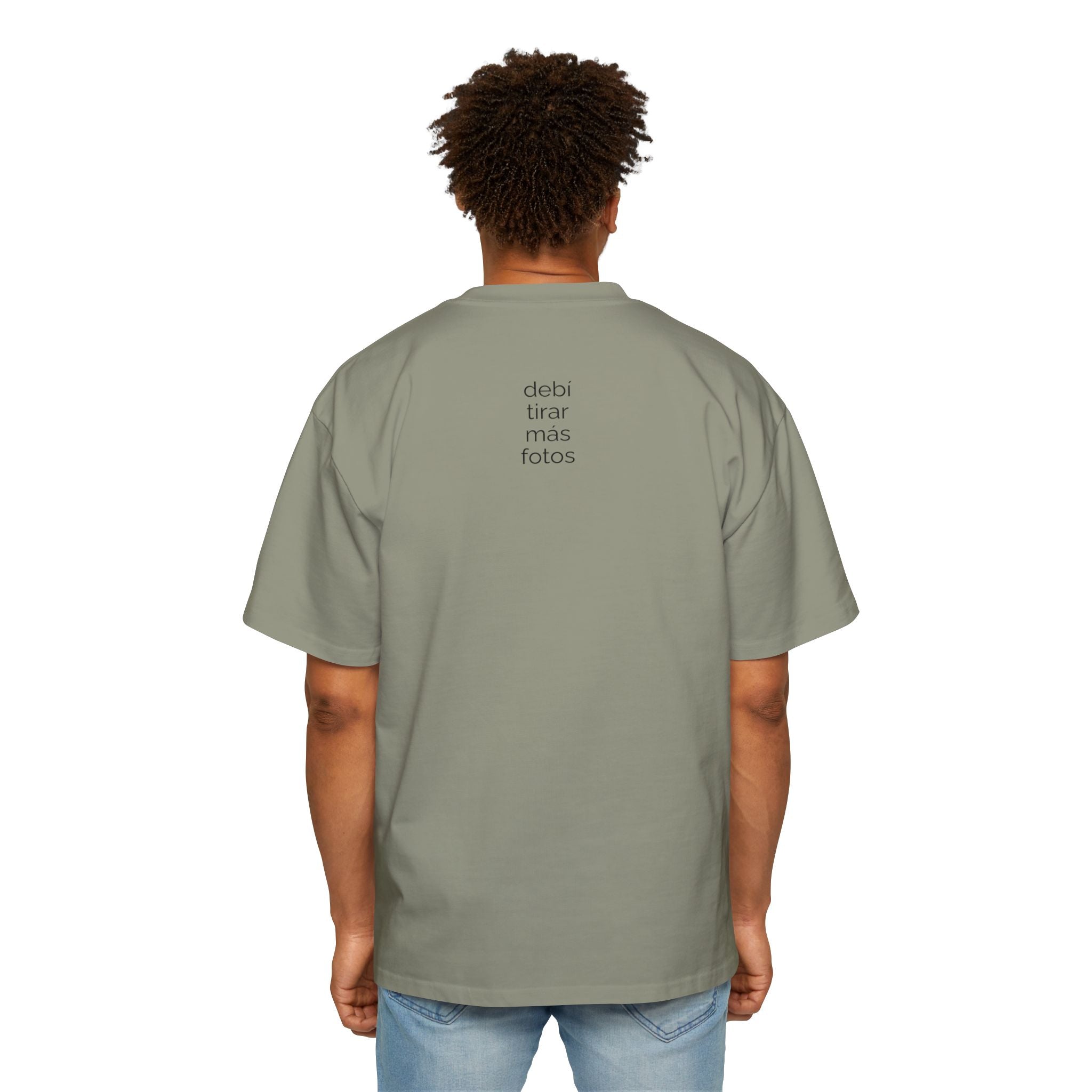 Copy of Debí tirar más fotos - Men's Heavy Oversized Tee