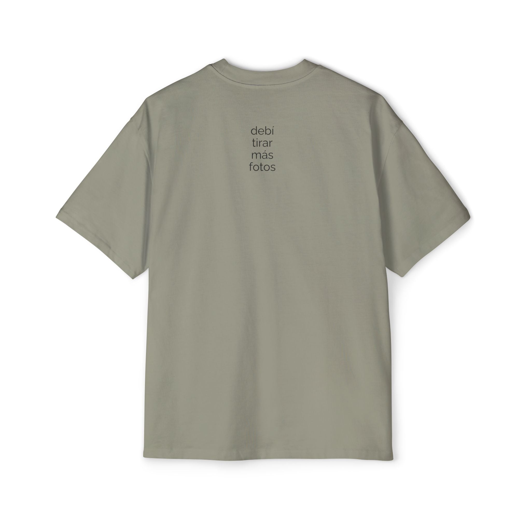 Copy of Debí tirar más fotos - Men's Heavy Oversized Tee