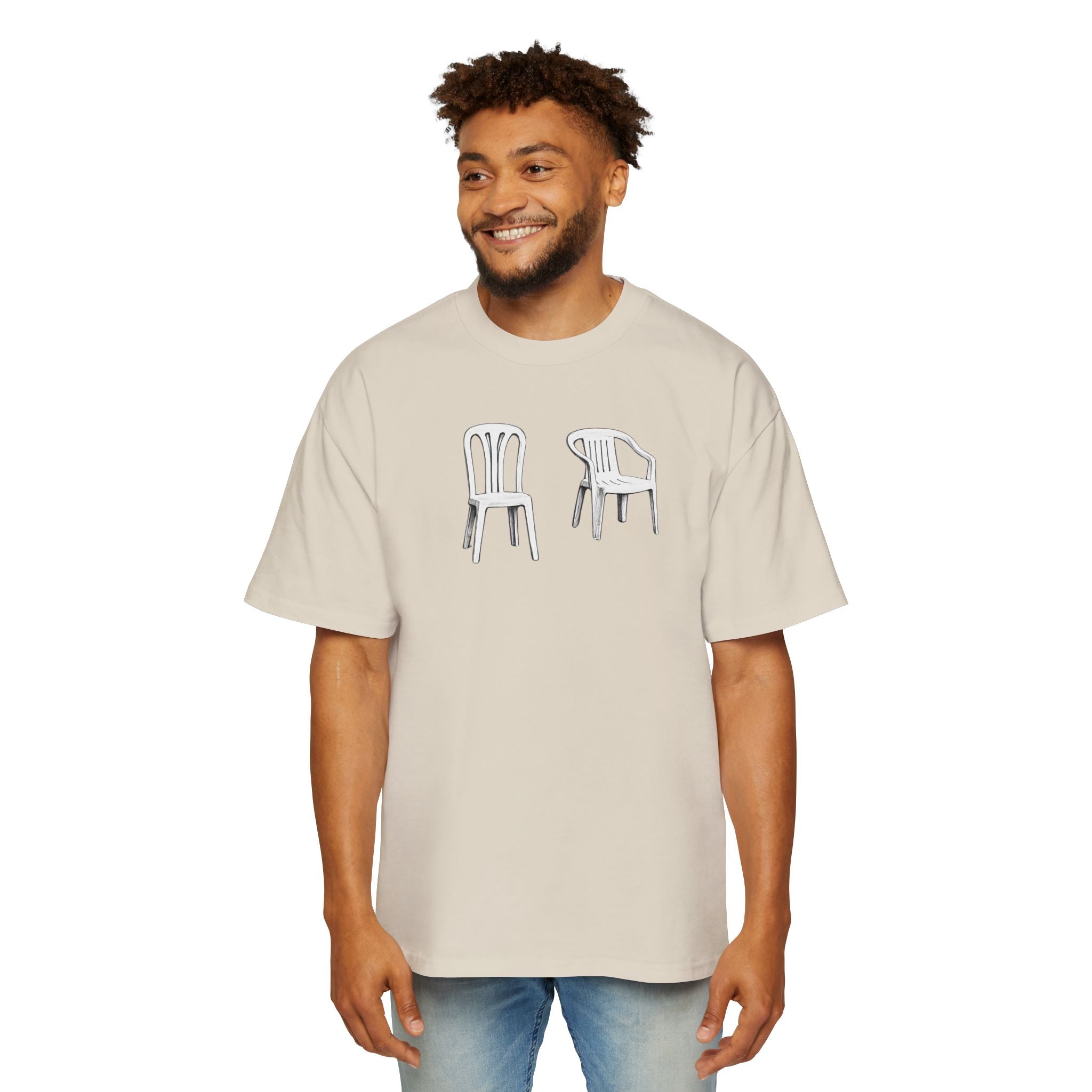 Copy of Debí tirar más fotos - Men's Heavy Oversized Tee