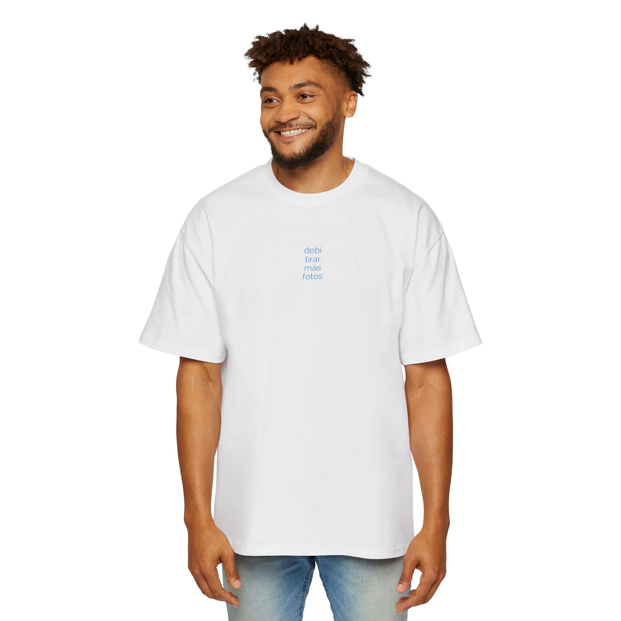 Mientras uno está vivo - Men's Heavy Oversized Tee