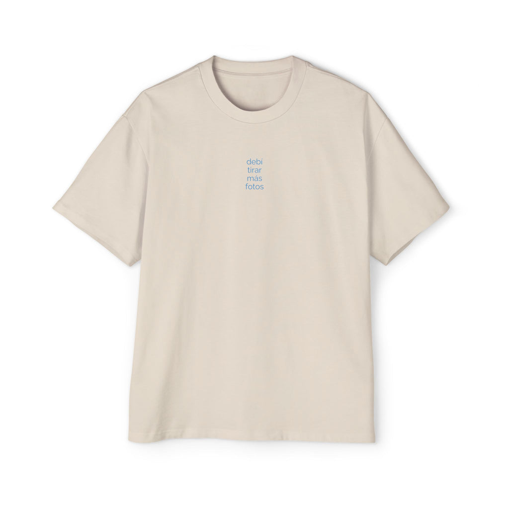 Mientras uno está vivo - Men's Heavy Oversized Tee