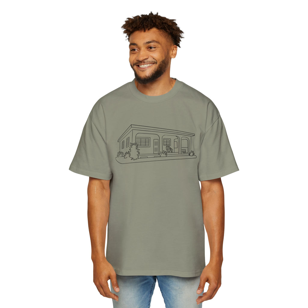 La casita - Men's Heavy Oversized Tee