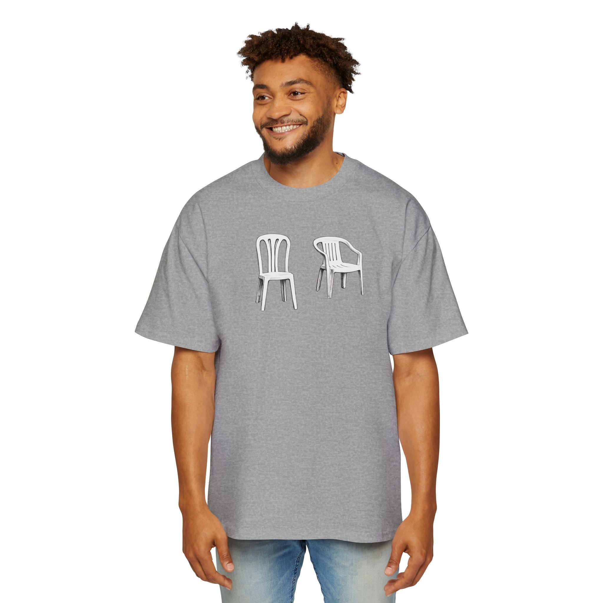 Copy of Debí tirar más fotos - Men's Heavy Oversized Tee