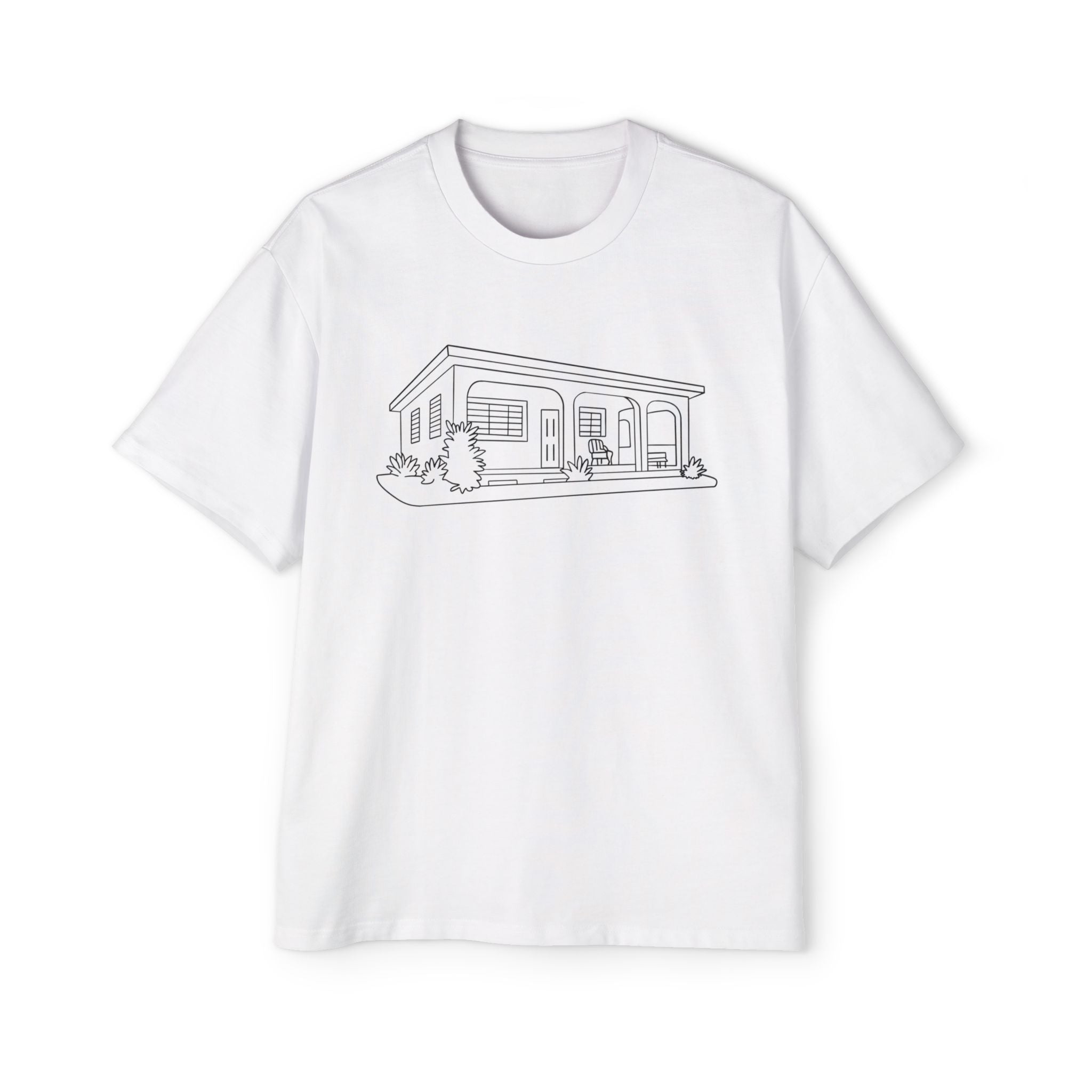 La casita - Men's Heavy Oversized Tee
