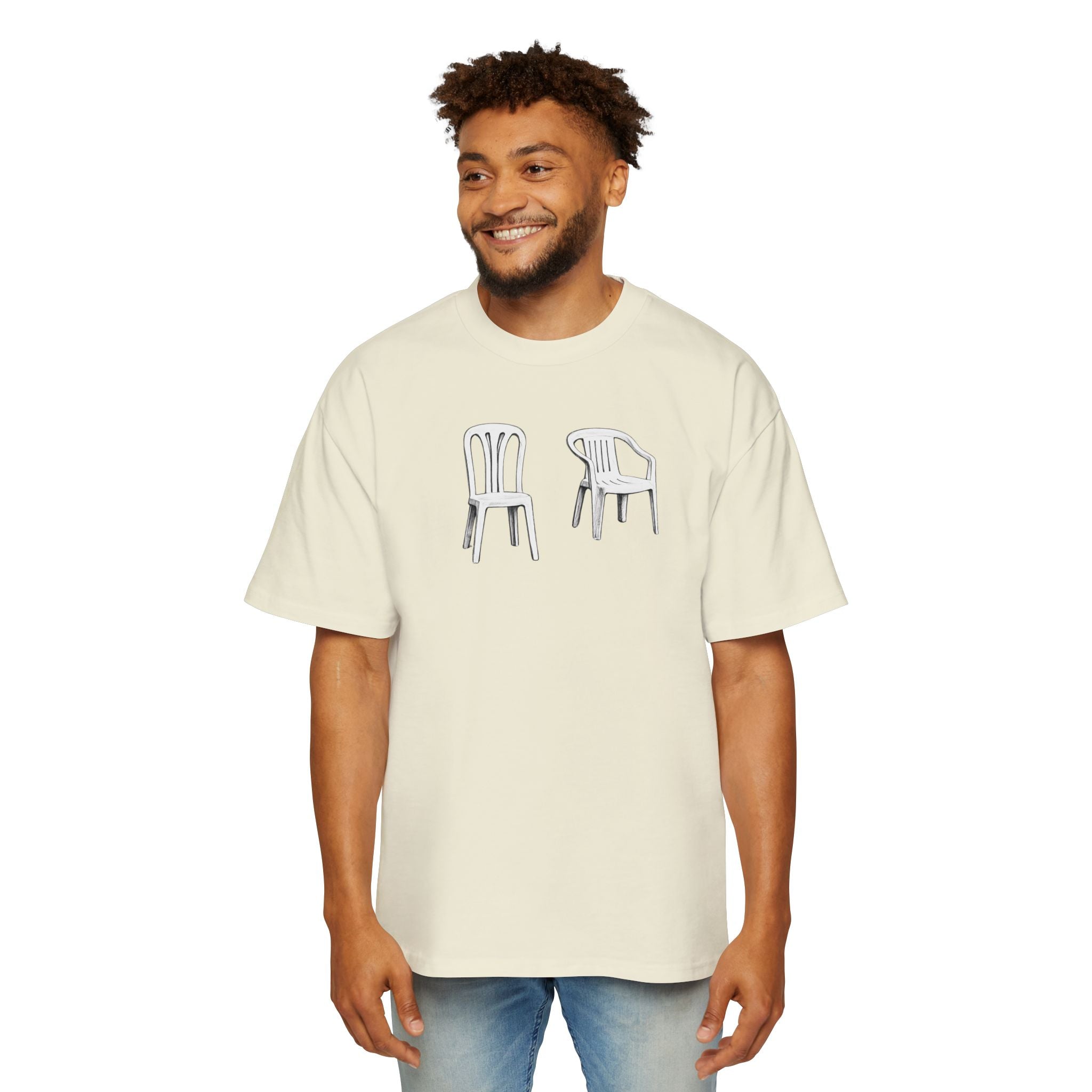 Copy of Debí tirar más fotos - Men's Heavy Oversized Tee