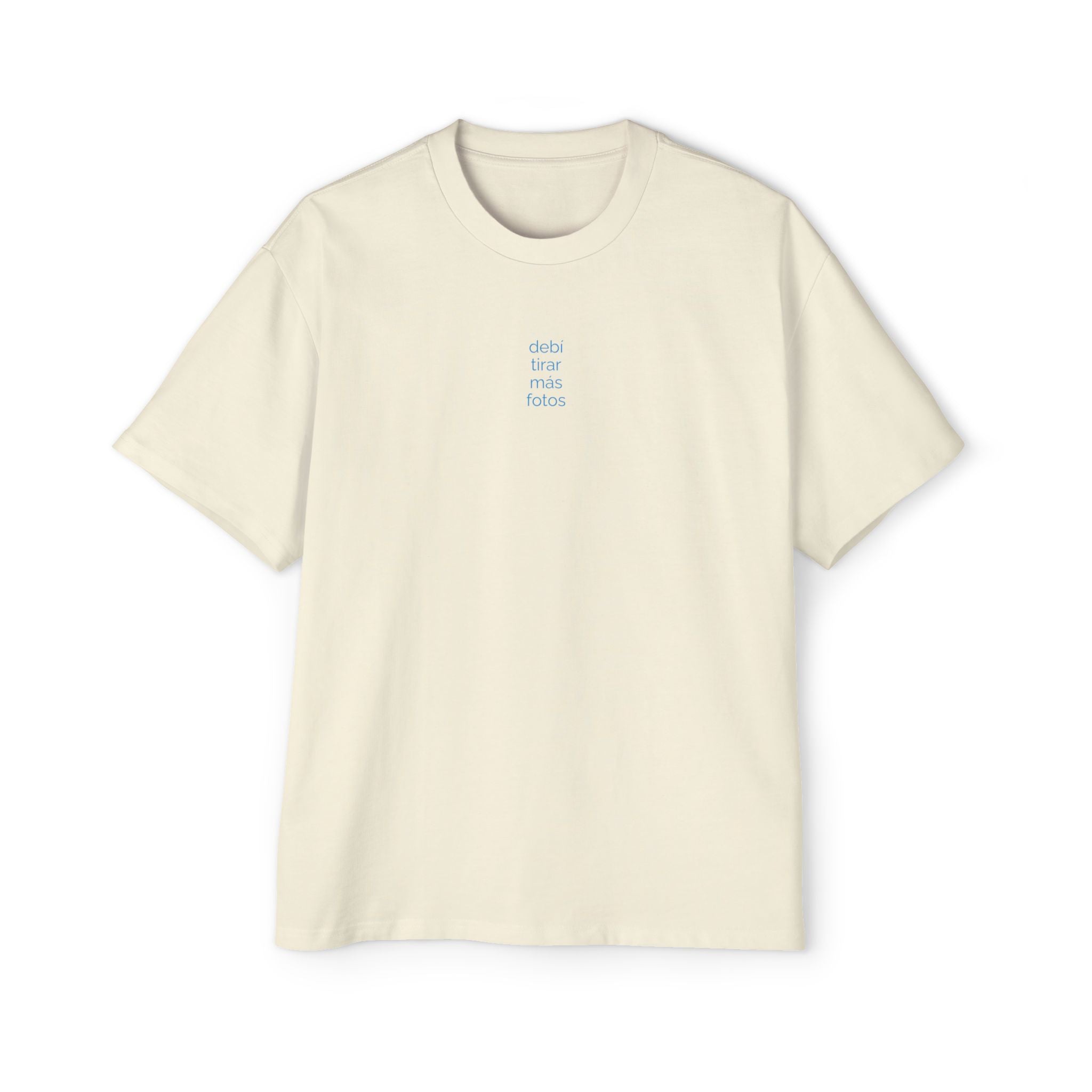 Mientras uno está vivo - Men's Heavy Oversized Tee