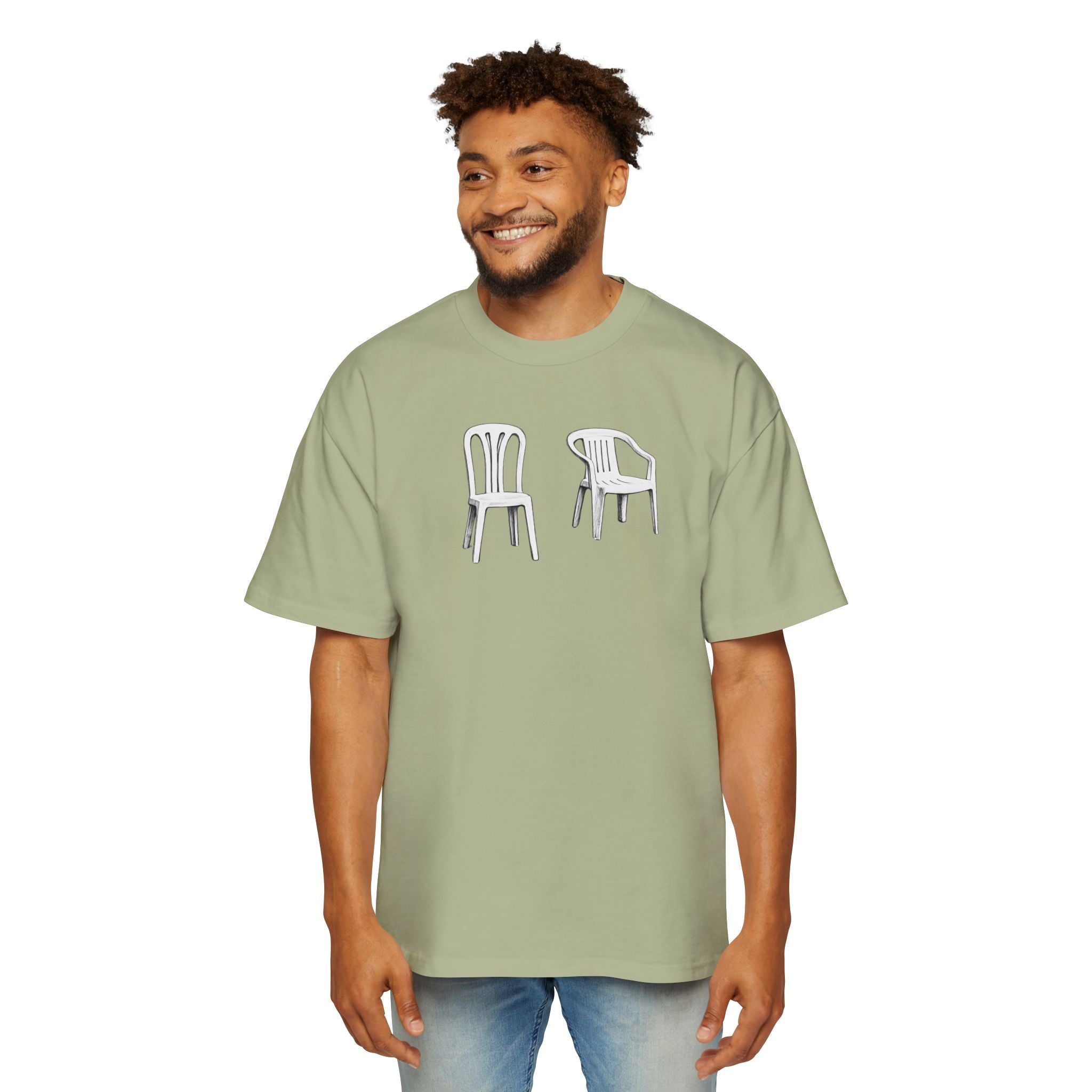 Copy of Debí tirar más fotos - Men's Heavy Oversized Tee