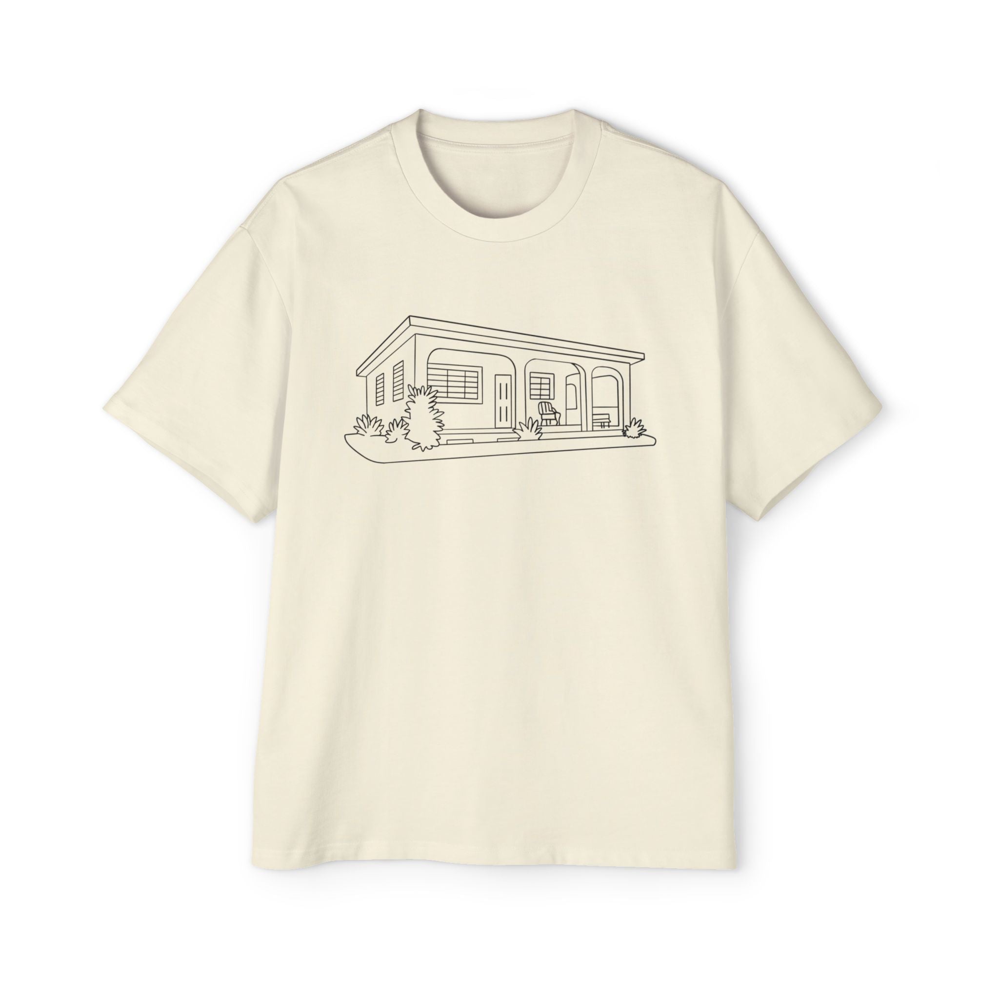 La casita - Men's Heavy Oversized Tee
