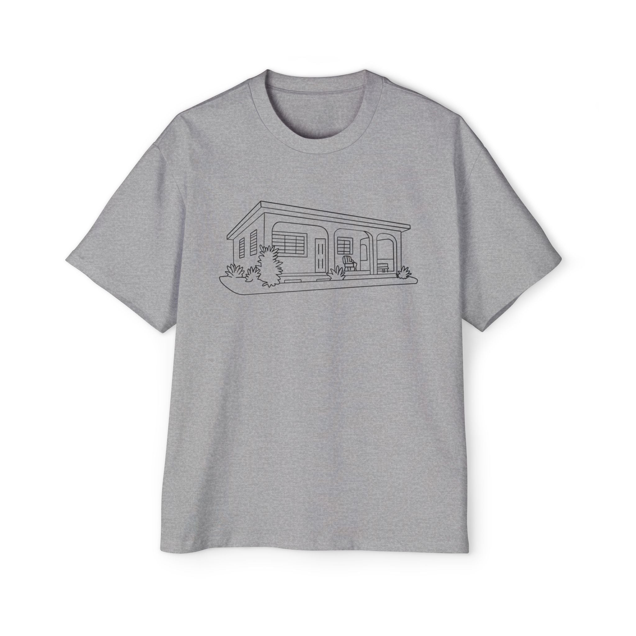 La casita - Men's Heavy Oversized Tee