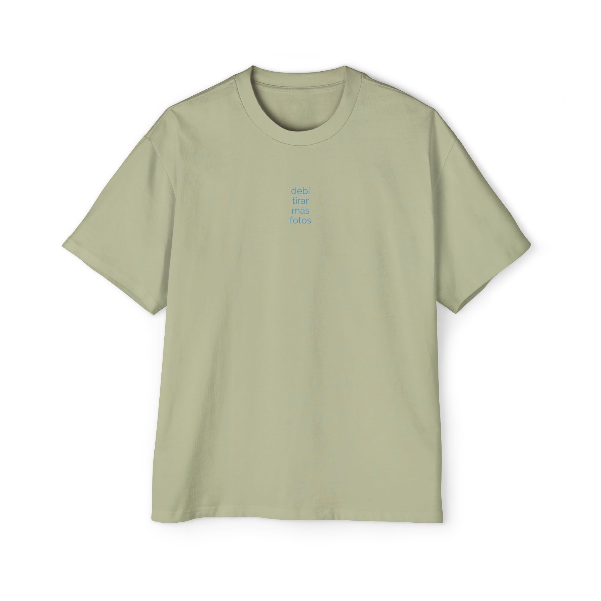 Mientras uno está vivo - Men's Heavy Oversized Tee